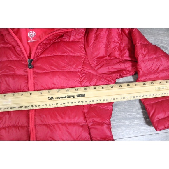 REI Co Op Lightweight Puffer Full Zip Down Winter Ski Jacket Women's Small Pink - Picture 3 of 7